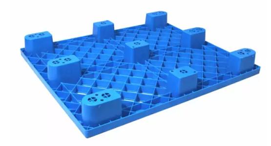 九腳塑料托盤背面